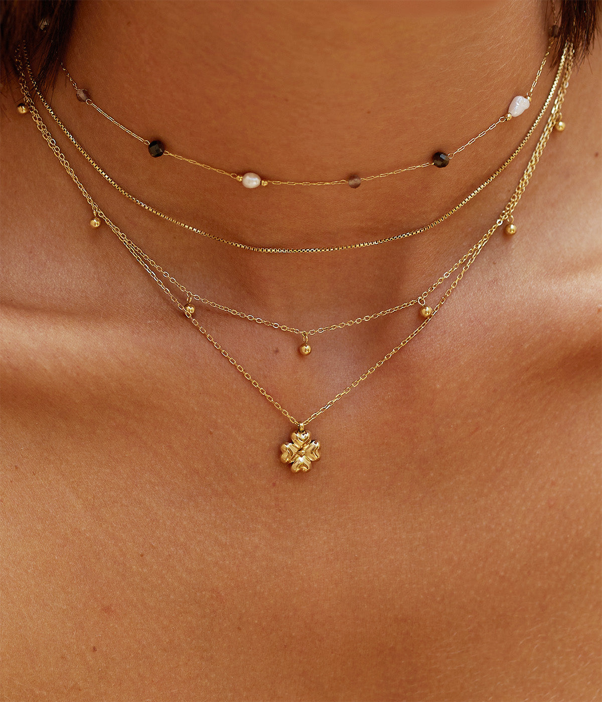 Collier Satori (Acier doré)