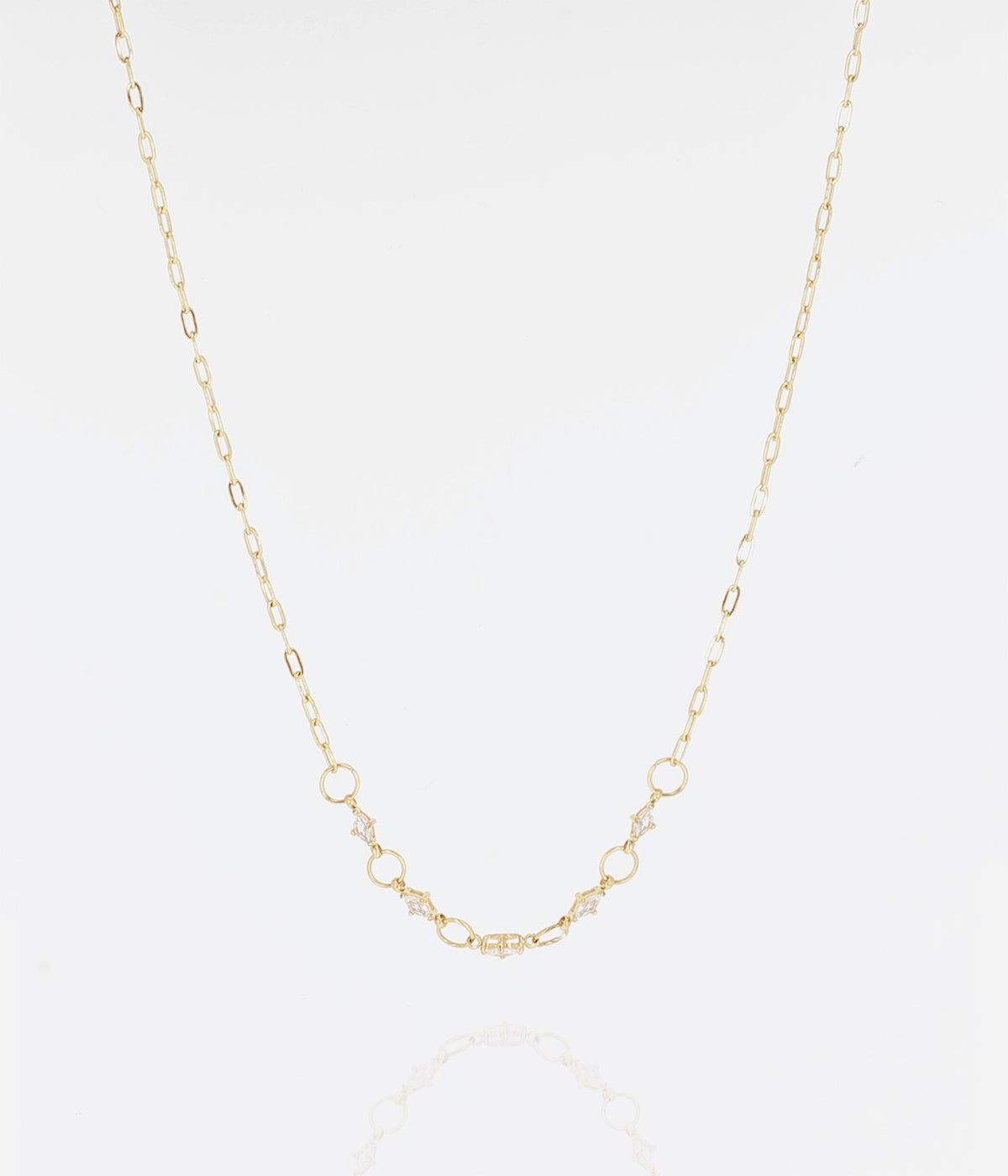 Collier Deneba (Acier doré)