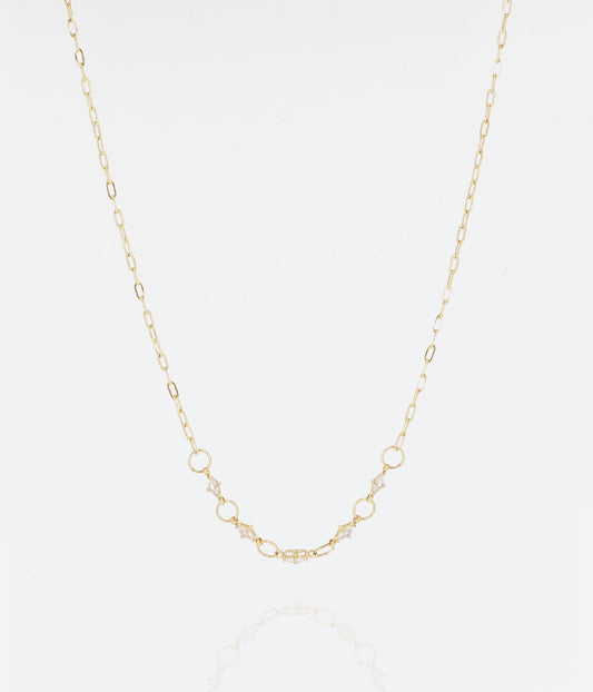 Collier Deneba (Acier doré)