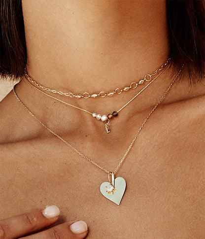 Collier Deneba (Acier doré)