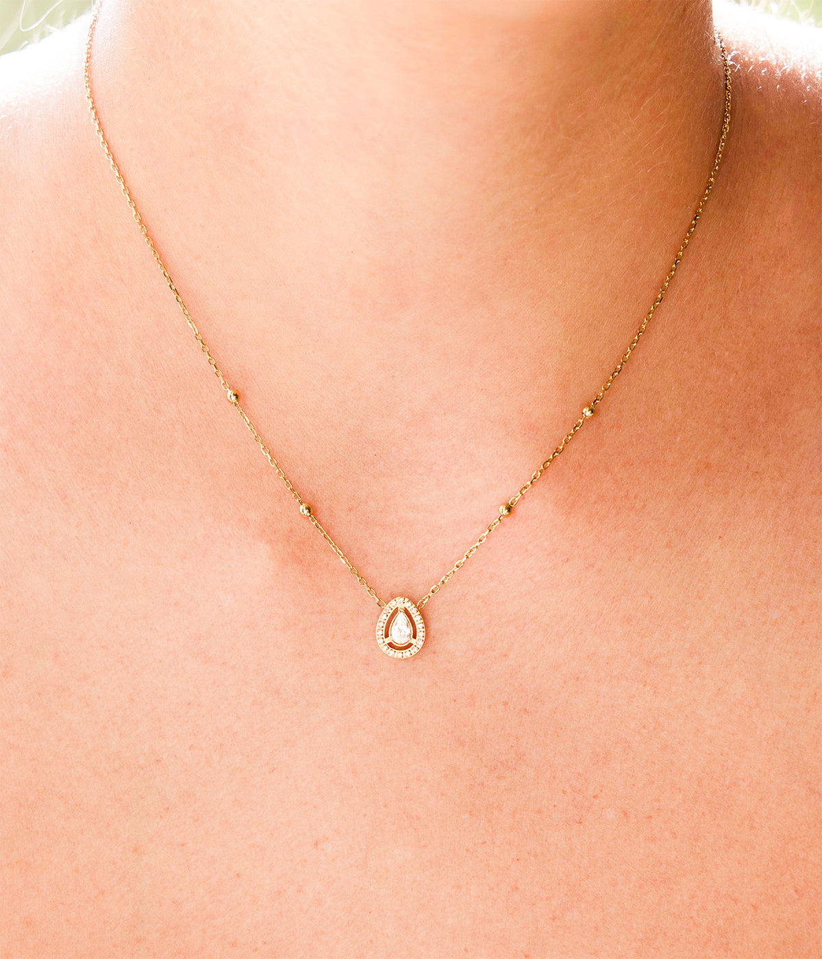 Collier Dalna (Acier doré)