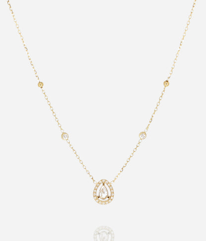 Collier Dalna (Acier doré)