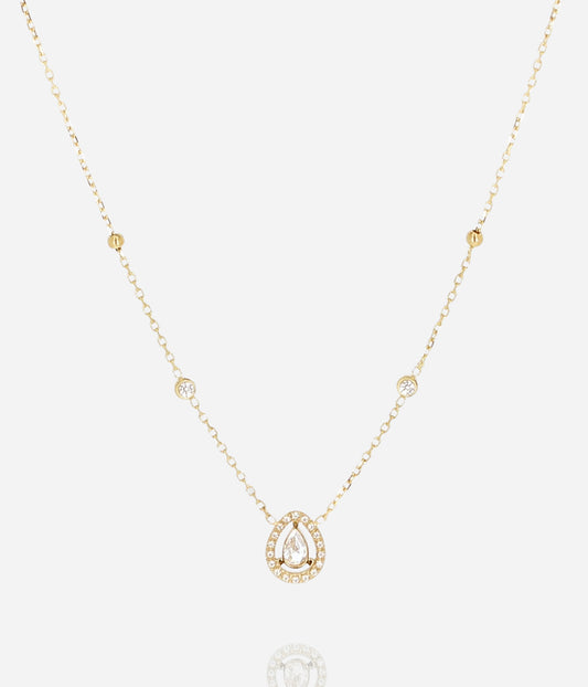 Collier Dalna (Acier doré)