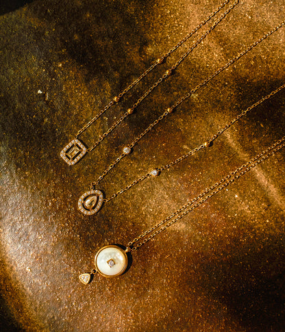 Collier Dalna (Acier doré)