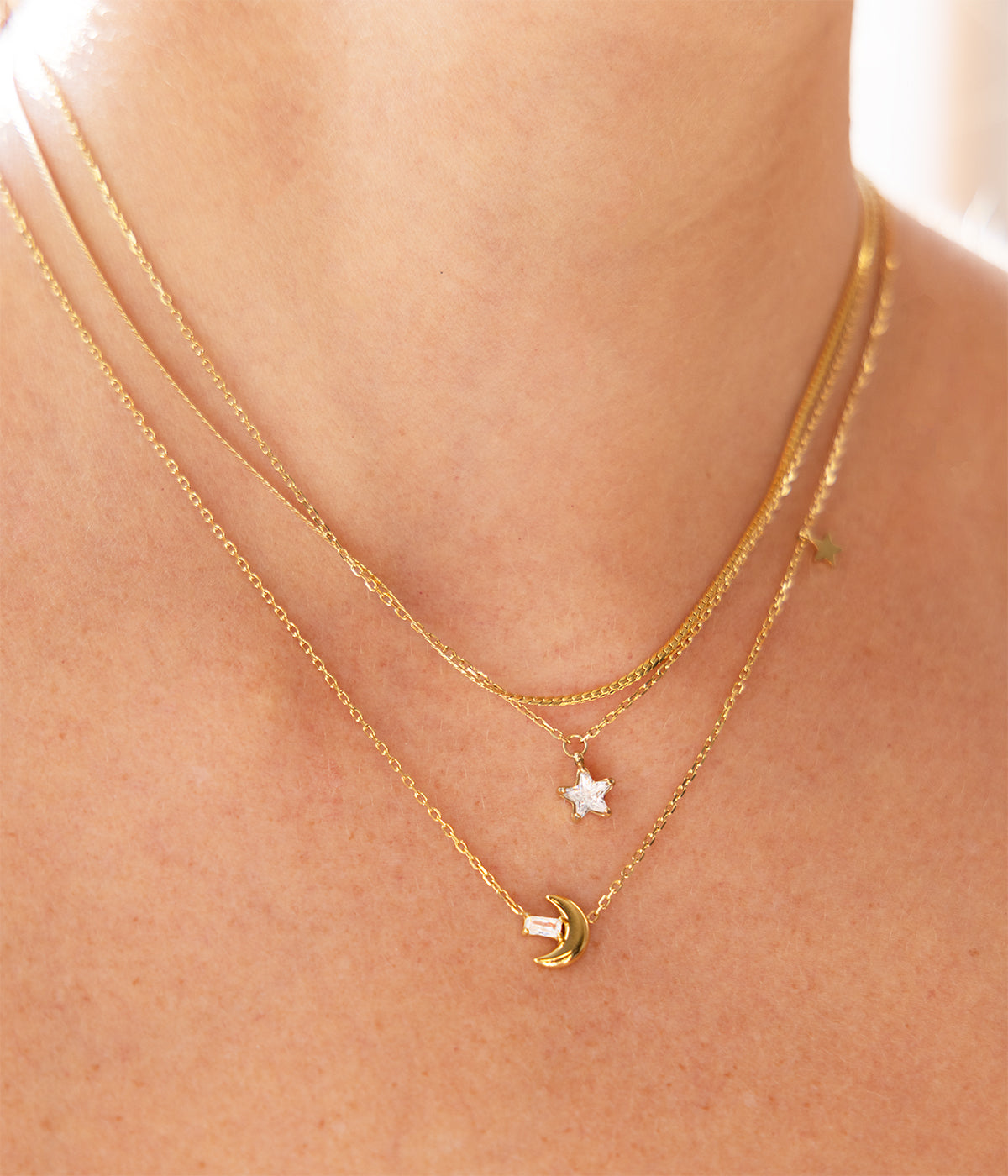 Collier Alee (Acier doré)