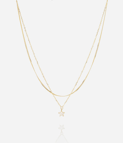 Collier Alee (Acier doré)