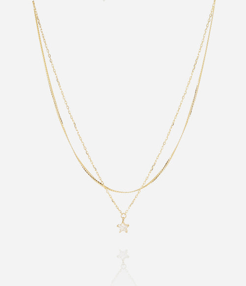 Collier Alee (Acier doré)