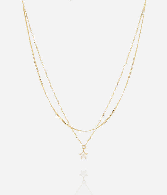 Collier Alee (Acier doré)