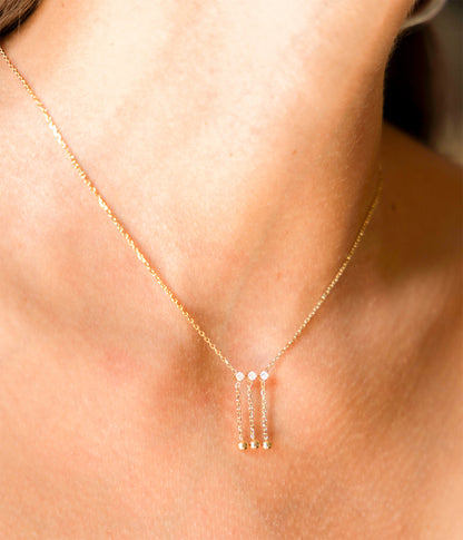 Collier Poseidon (Acier doré)
