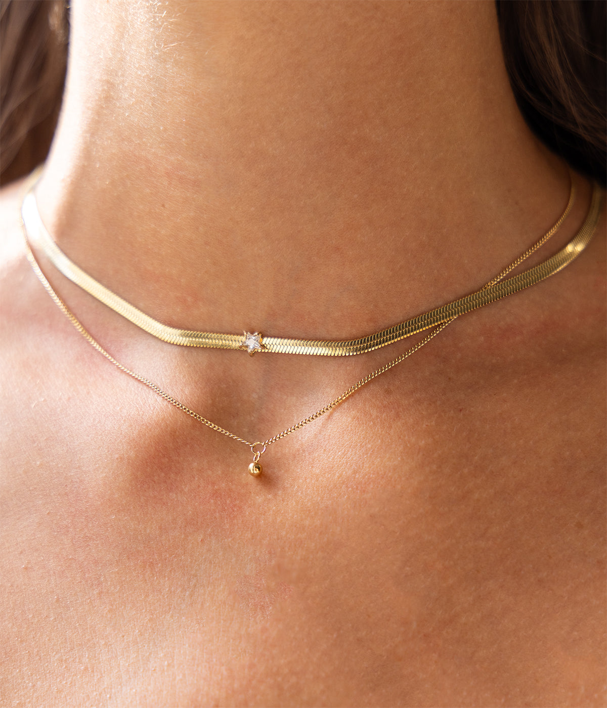 Collier Altora (Acier doré)