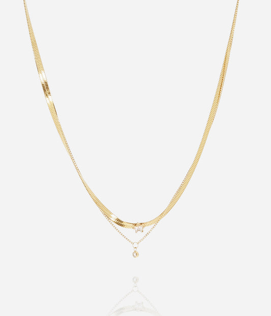Collier Altora (Acier doré)