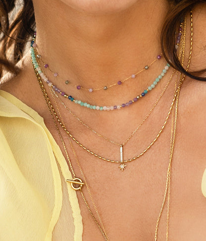 Collier Octavia (Acier doré)