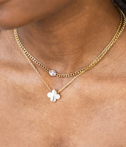 Collier Azzo (Acier doré)