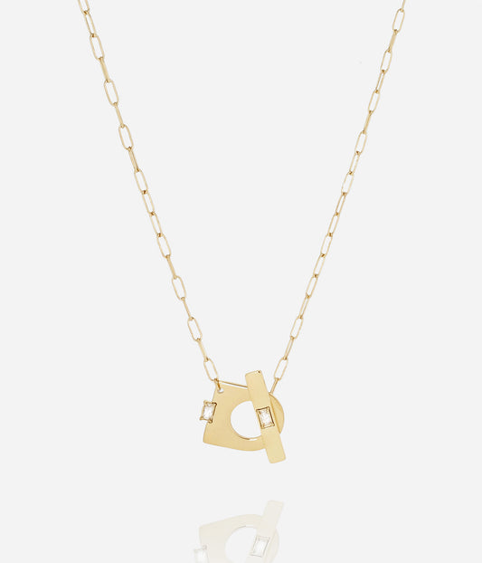Collier Gitsa (Acier doré)