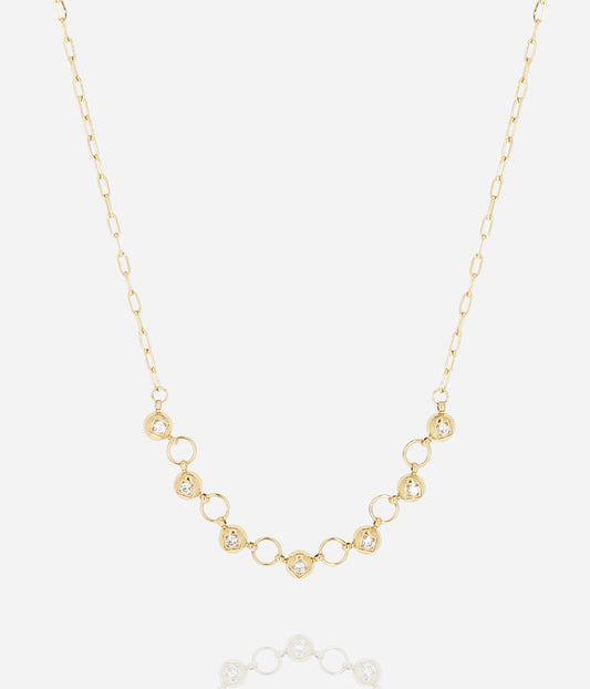 Collier Felice (Acier doré)