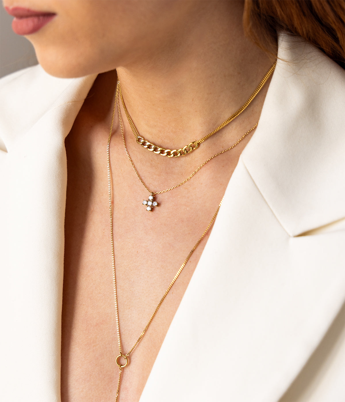 Collier Conti (Acier doré)