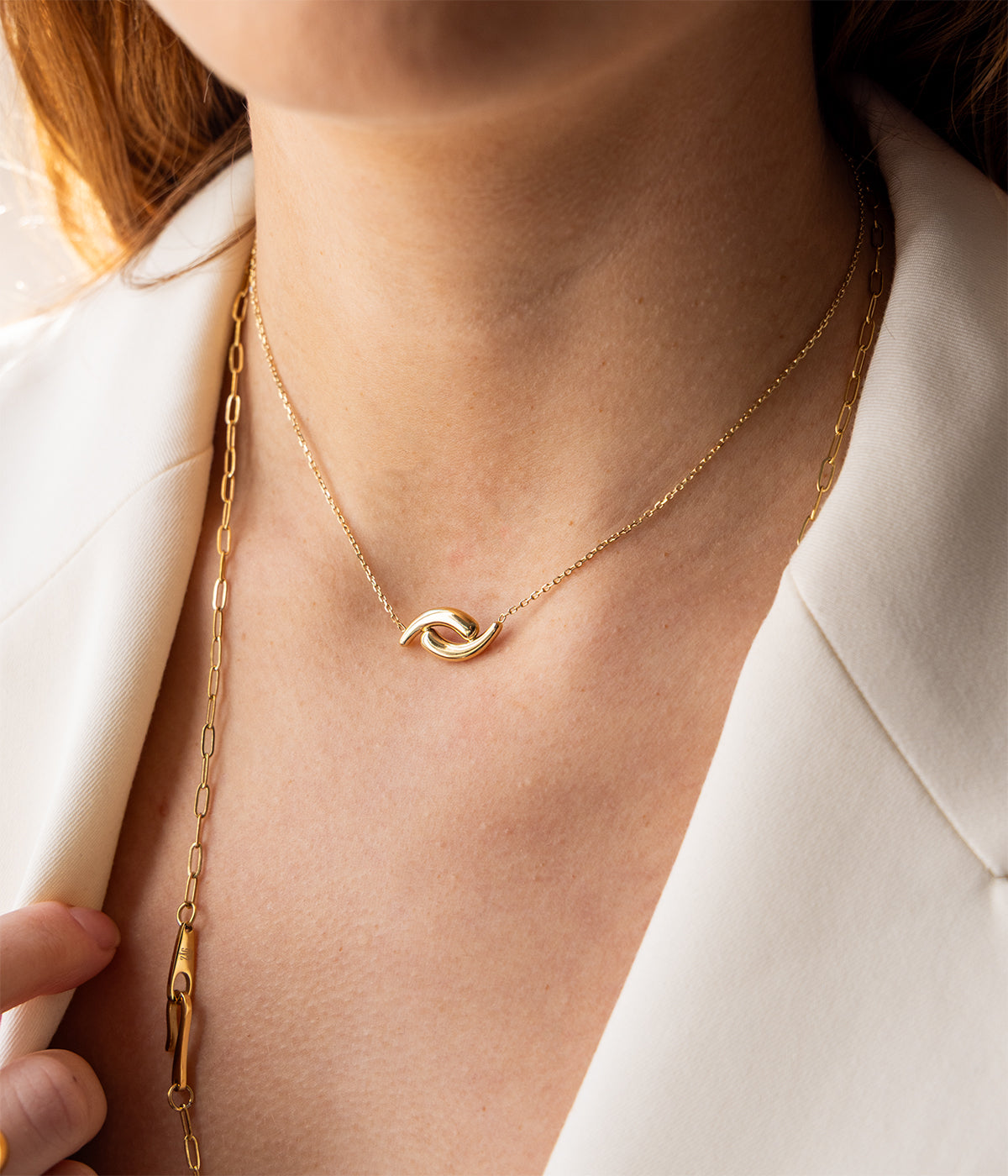Collier Charis (Acier doré)