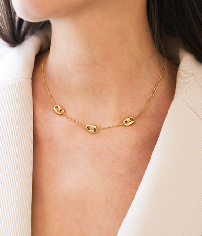 Collier Vittori (Acier doré)