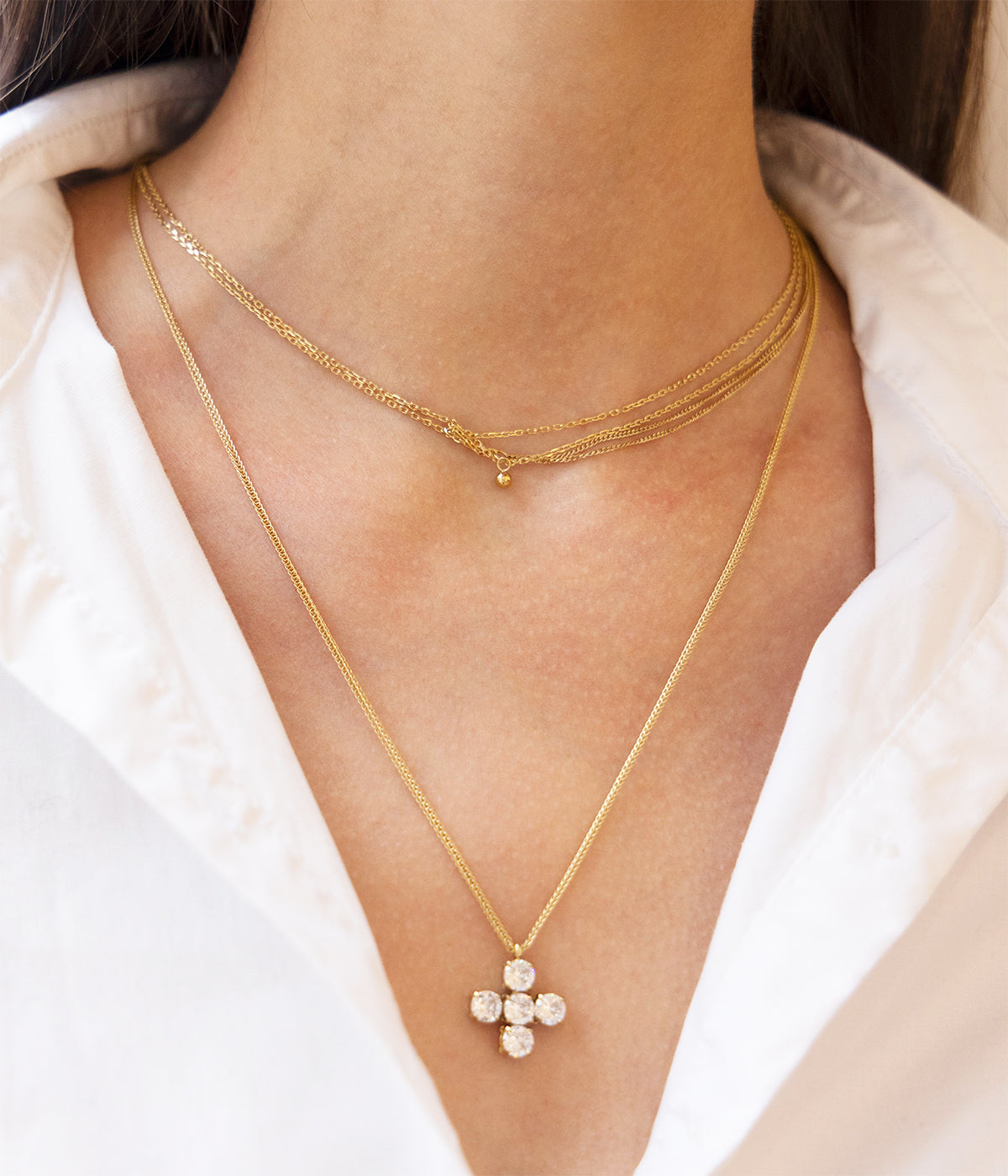 Collier Libero (Acier doré)