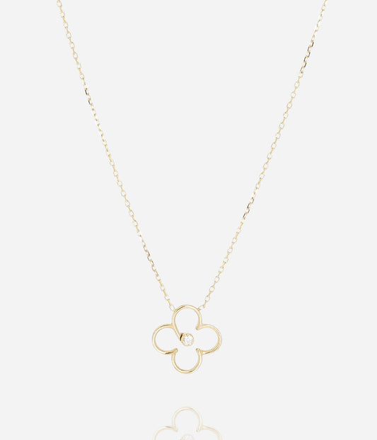 Collier Emilia (Acier doré)