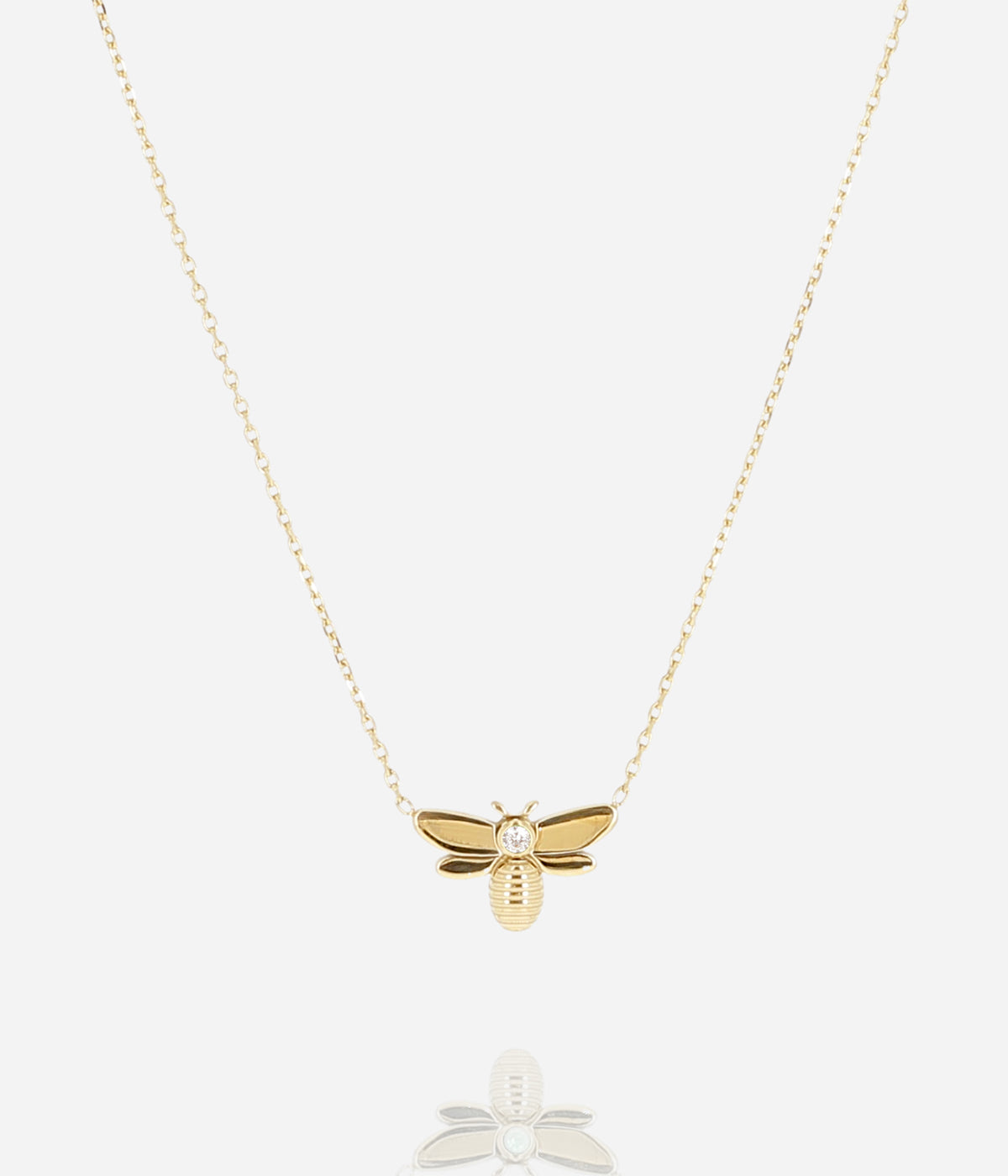Collier Abeja (Acier doré)
