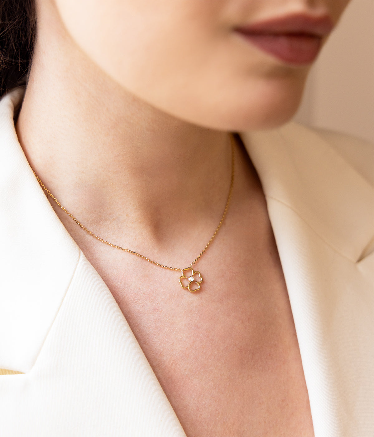 Collier Adone (Acier doré)