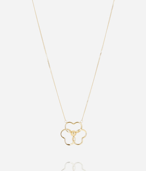 Collier Albino (Acier doré)