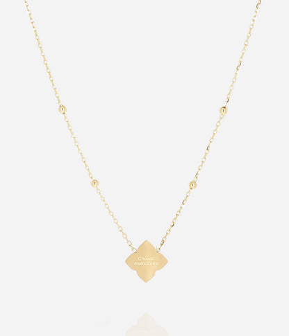 Collier Racine (Acier doré)