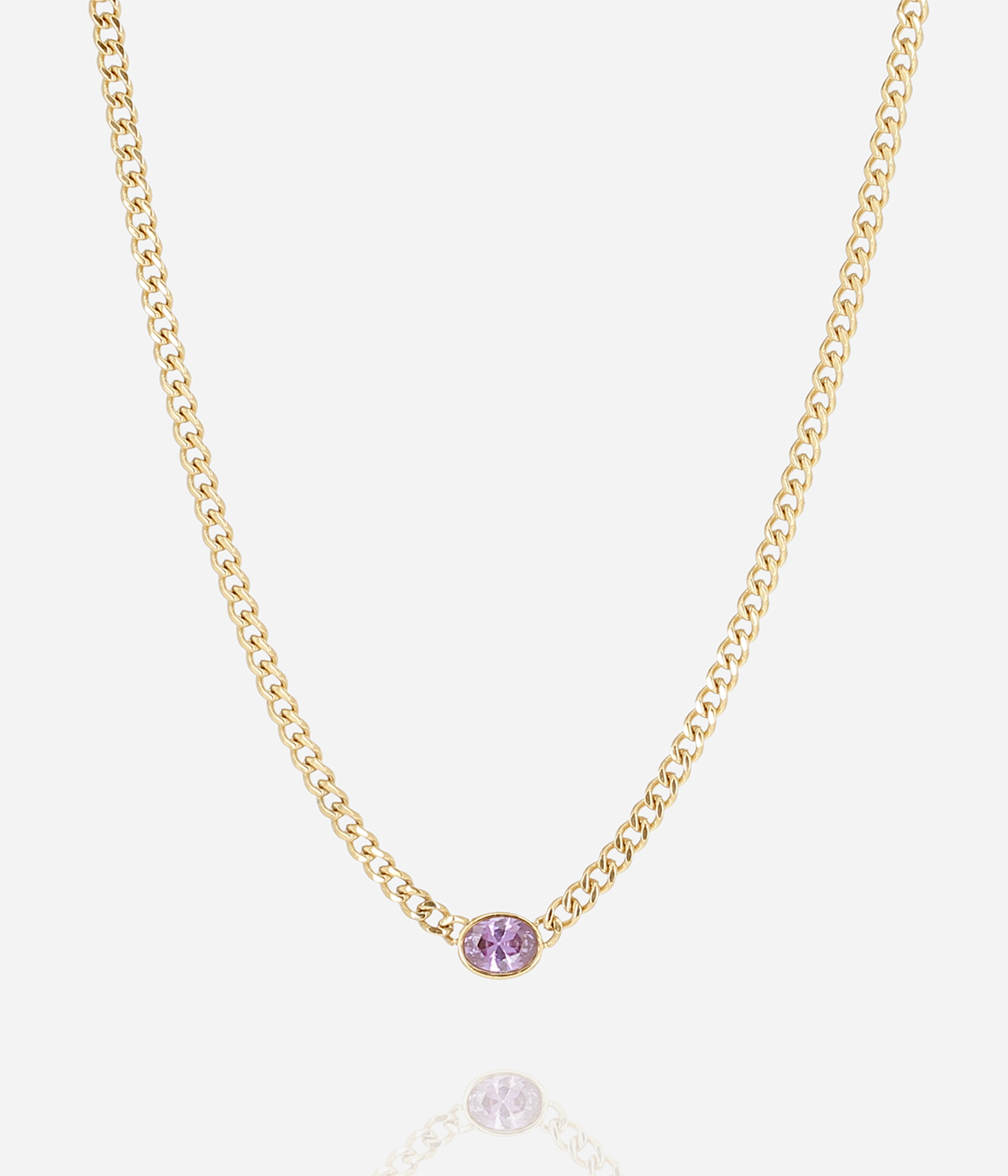 Collier Grazia (Acier doré)