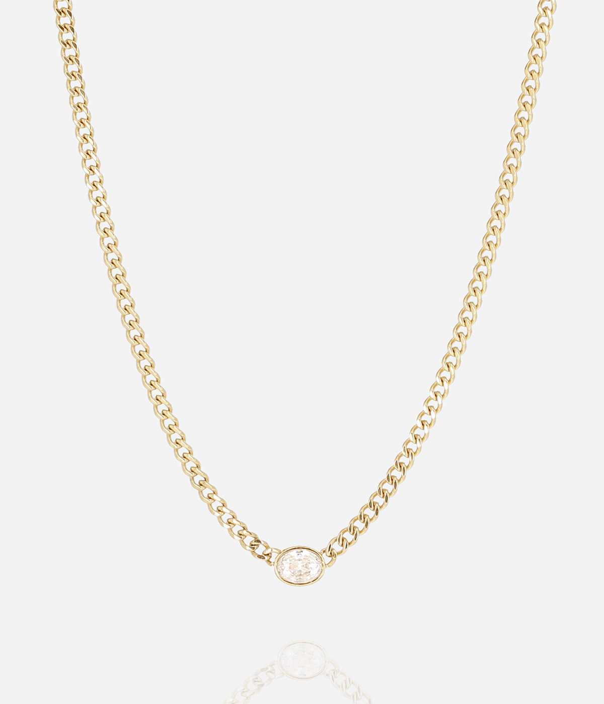 Collier Grazia (Acier doré)