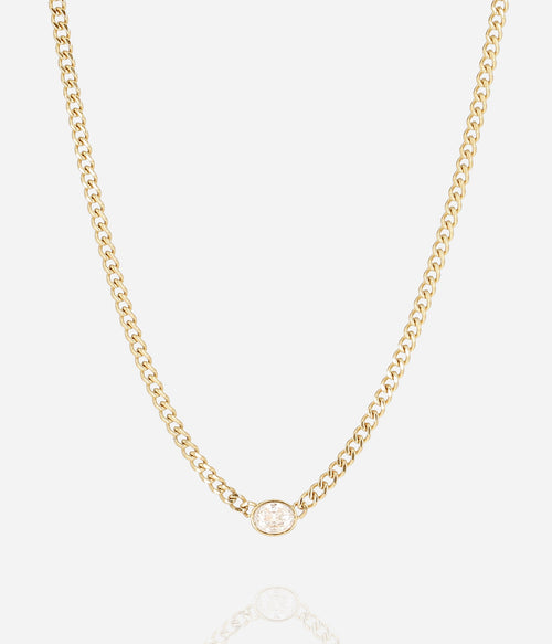 Collier Grazia (Acier doré)