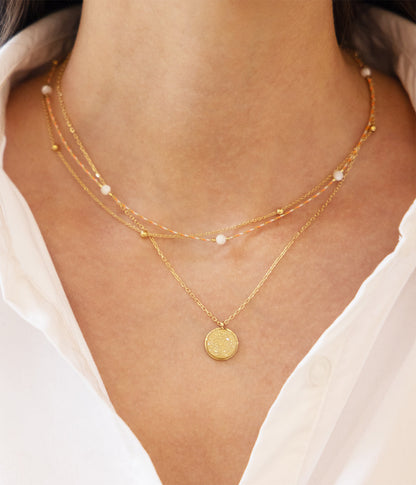 Collier Opiter (Acier doré)