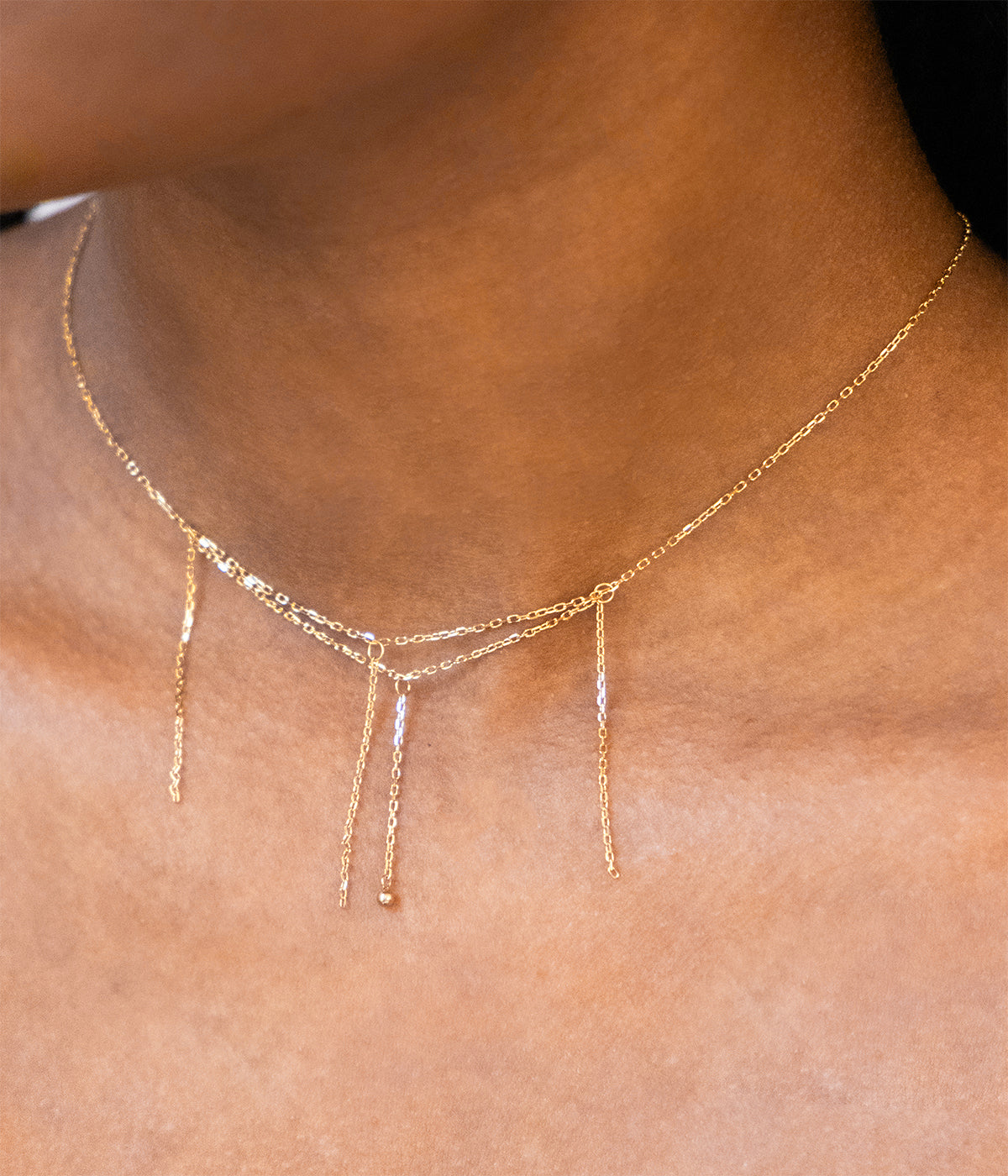 Collier Sesto (Acier doré)