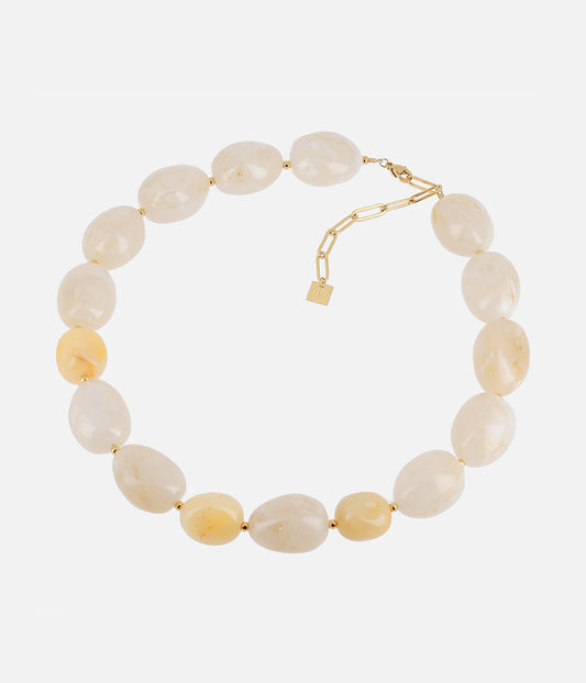 Collier Tatiana (Acier doré)