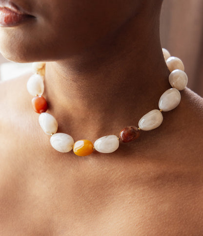 Collier Tatiana (Acier doré)