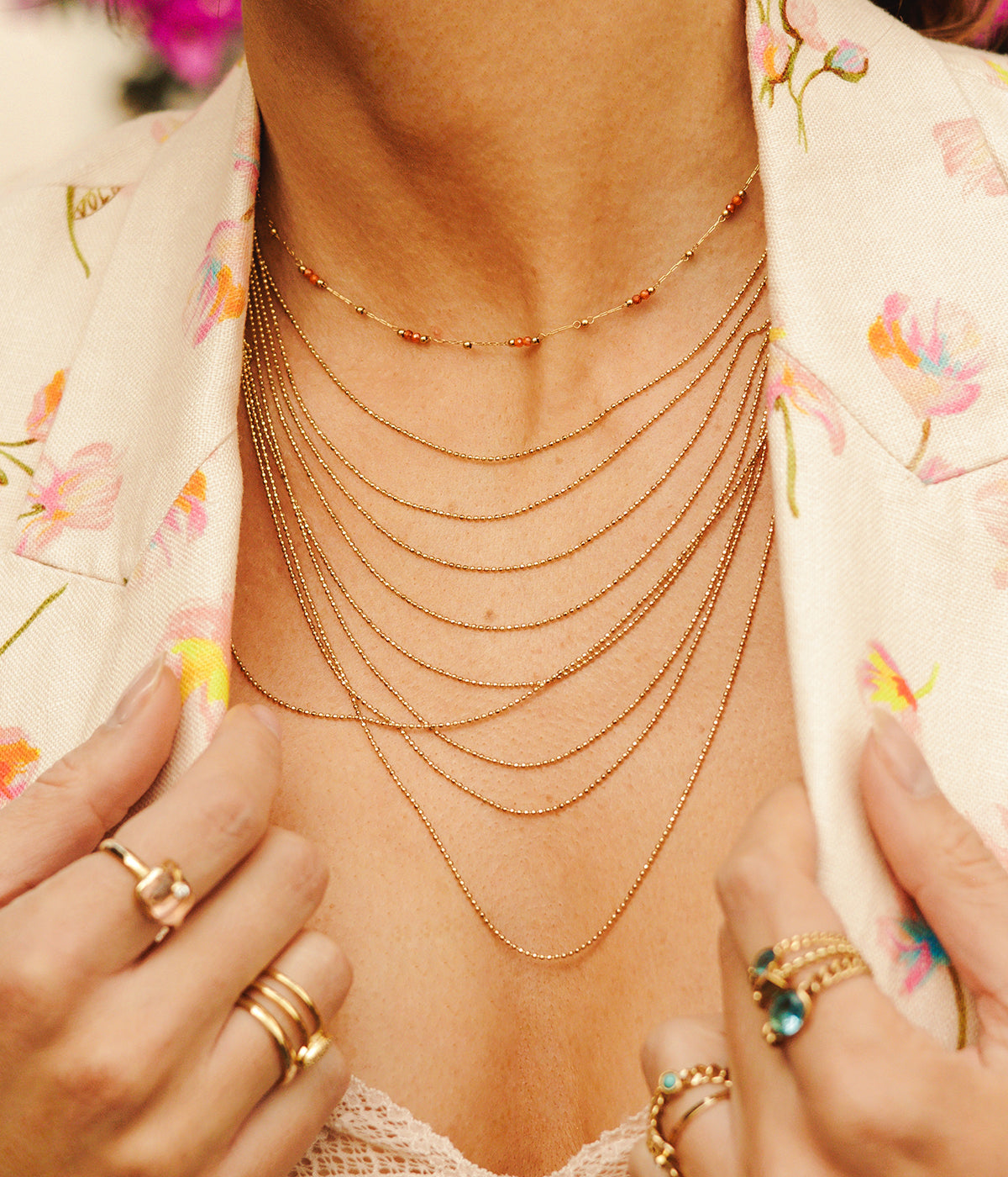 Collier Laylo (Acier doré)
