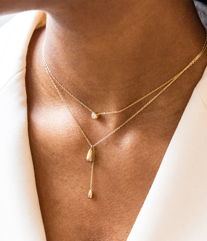 Collier Salvo (Acier doré)