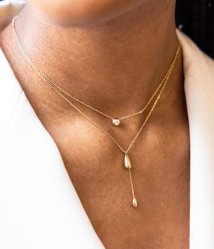 Collier Cassio (Acier doré)