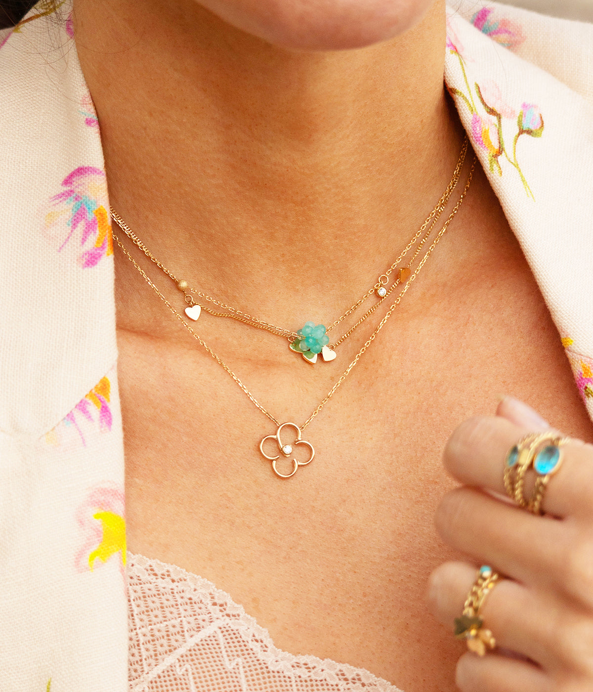 Collier Arisa (Acier doré)