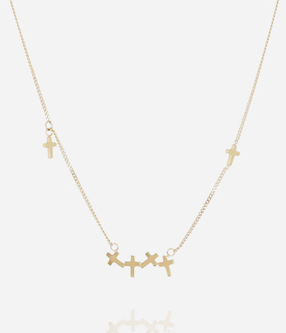 Collier Beata (Acier doré)