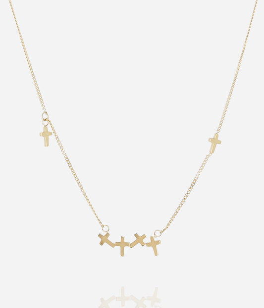 Collier Beata (Acier doré)