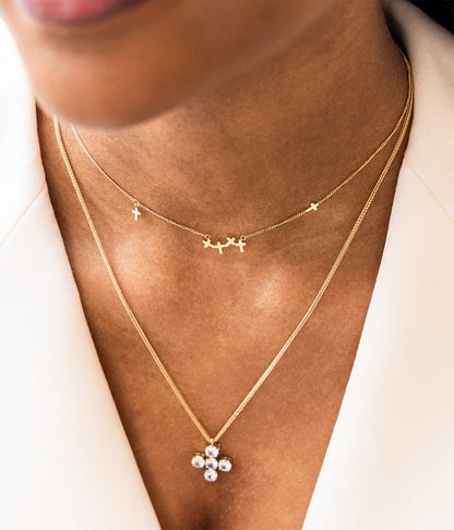 Collier Beata (Acier doré)