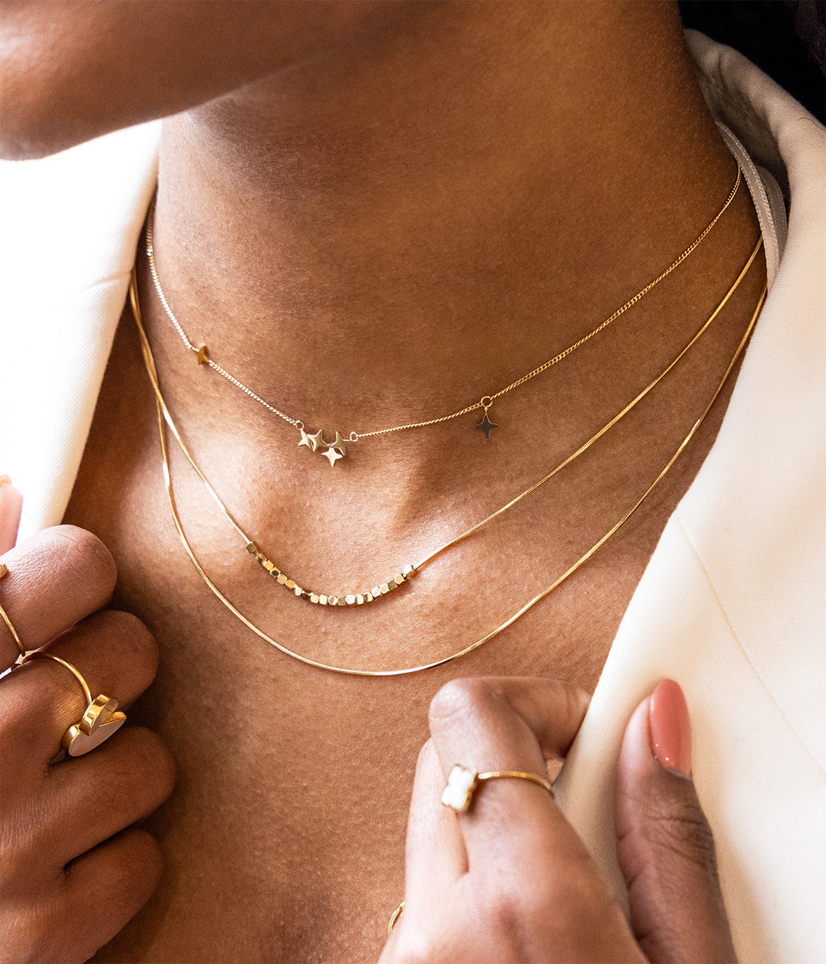 Collier Massimo (Acier doré)