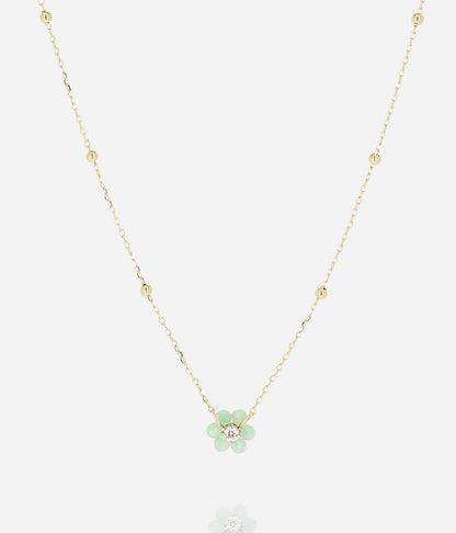 Collier Petalo (Acier doré)