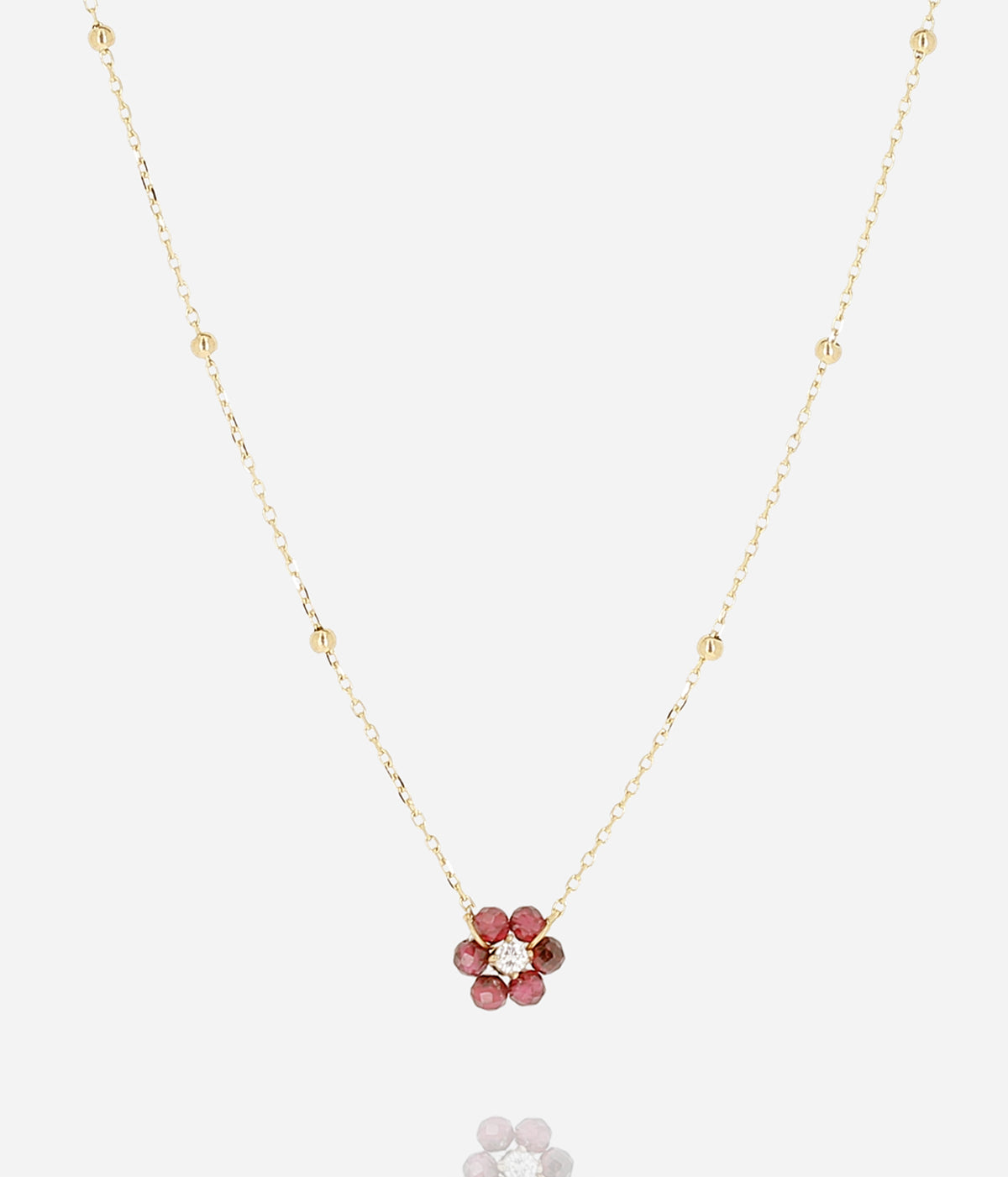 Collier Petalo (Acier doré)