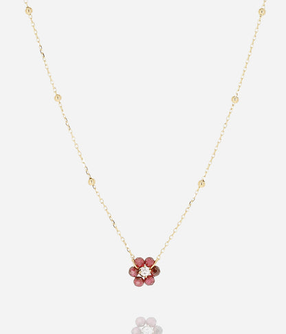 Collier Petalo (Acier doré)