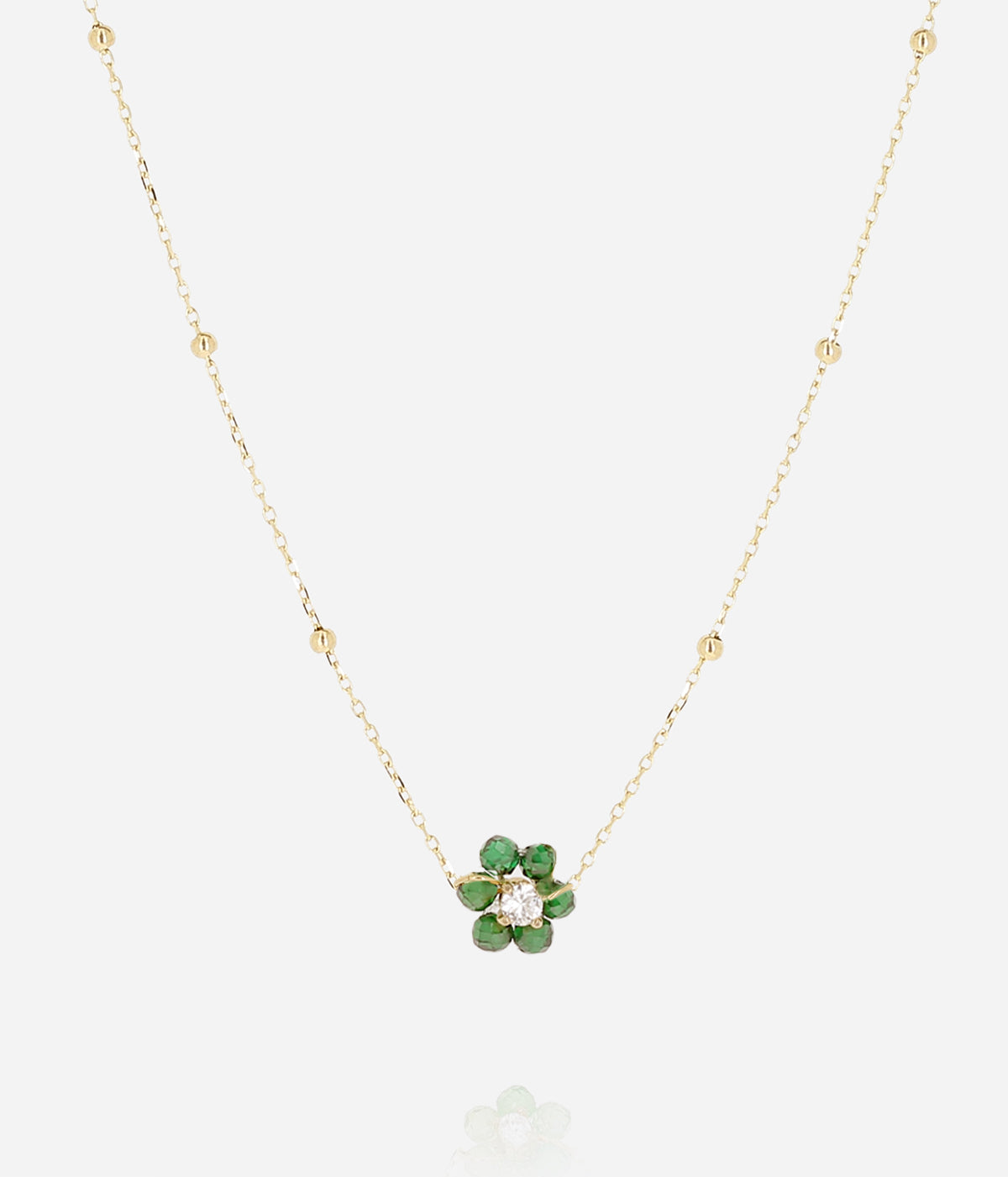 Collier Petalo (Acier doré)