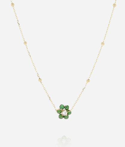 Collier Petalo (Acier doré)