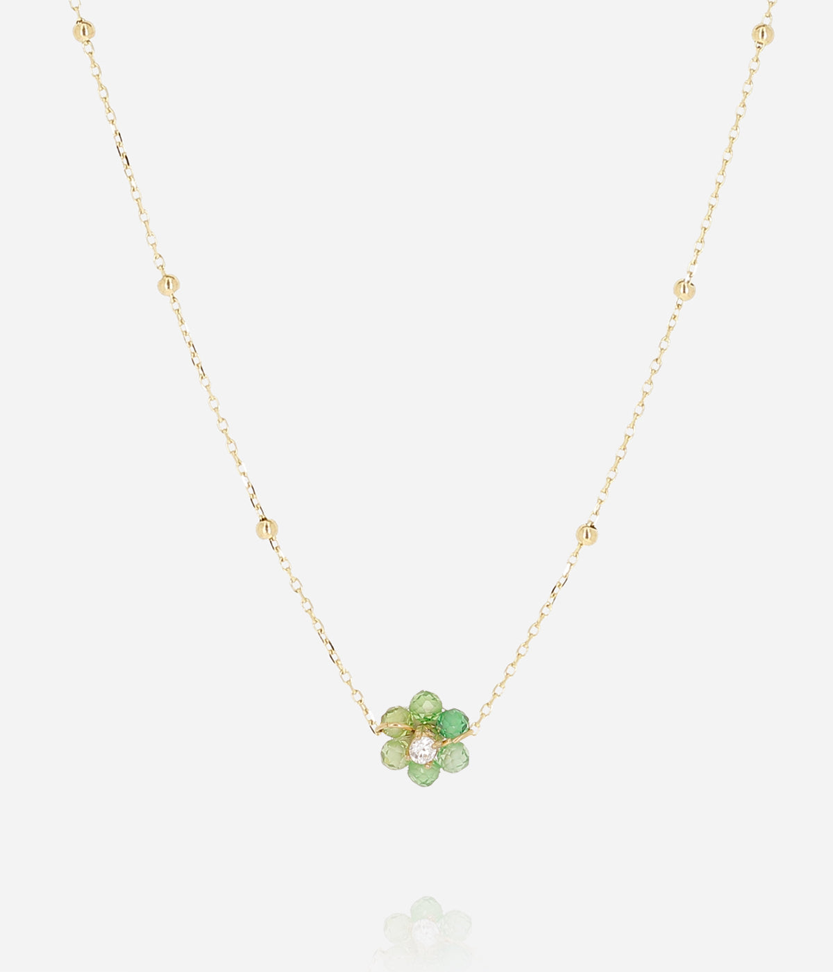 Collier Petalo (Acier doré)