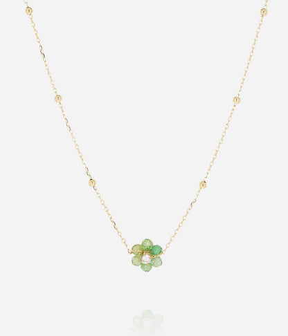 Collier Petalo (Acier doré)